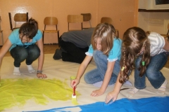 Malování - výzdoba klubovny (11.1.2012)